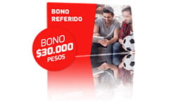 Referred bonus offer at online casinos in Colombia.